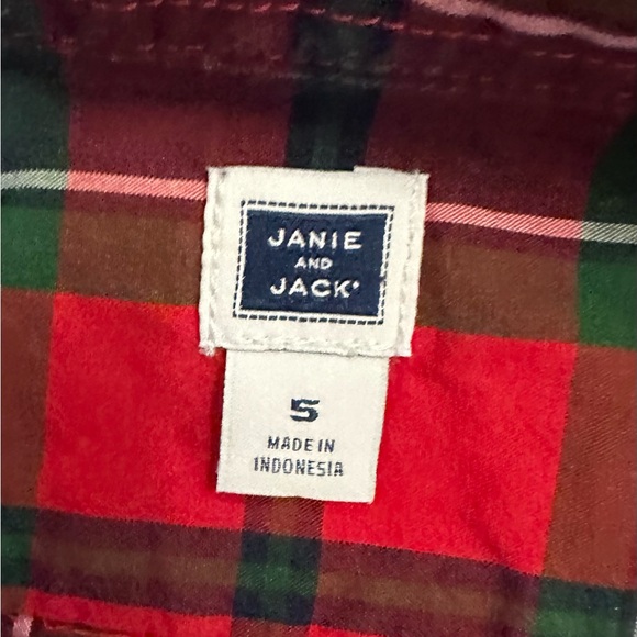 Boys Button Down - Janie & Jack - Size 5 - Picture 2 of 3